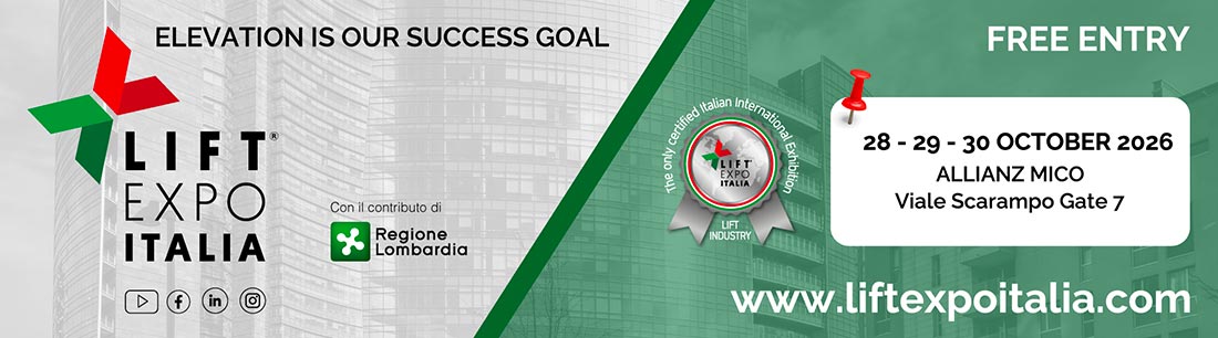 LIFT Expo Italia 2026 - 28-30 October 2026, Allianz MiCo Milano